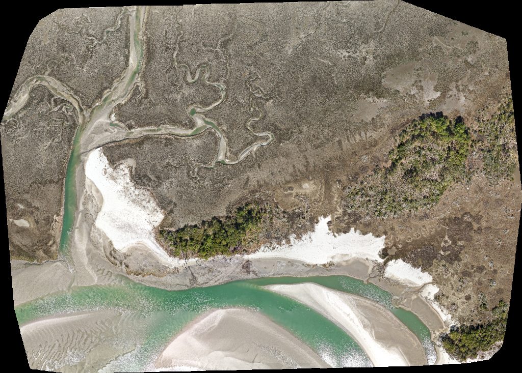 Drone map of Frink Park INLET POINT Villas Fantastic 1st Floor Unit Cherry Grove 2 BDRM in cherry grove Aerial drone map in North Myrtle Beach, Sc, US