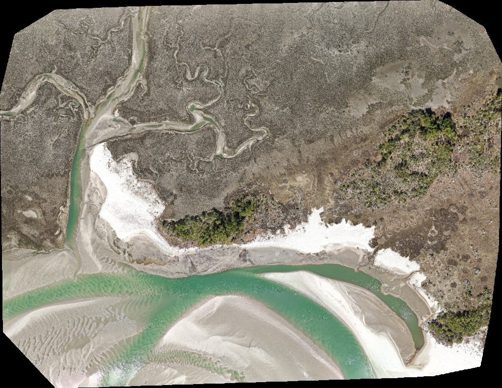 Drone map of Frink Park INLET POINT Villas Fantastic 1st Floor Unit Cherry Grove 2 BDRM in cherry grove Aerial drone map in North Myrtle Beach, Sc, US