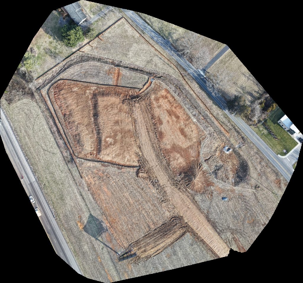 Drone map of Mullins Family Dentistry Wesley DDS FAGD in family dentistry Aerial drone map in Powell, Tn, US