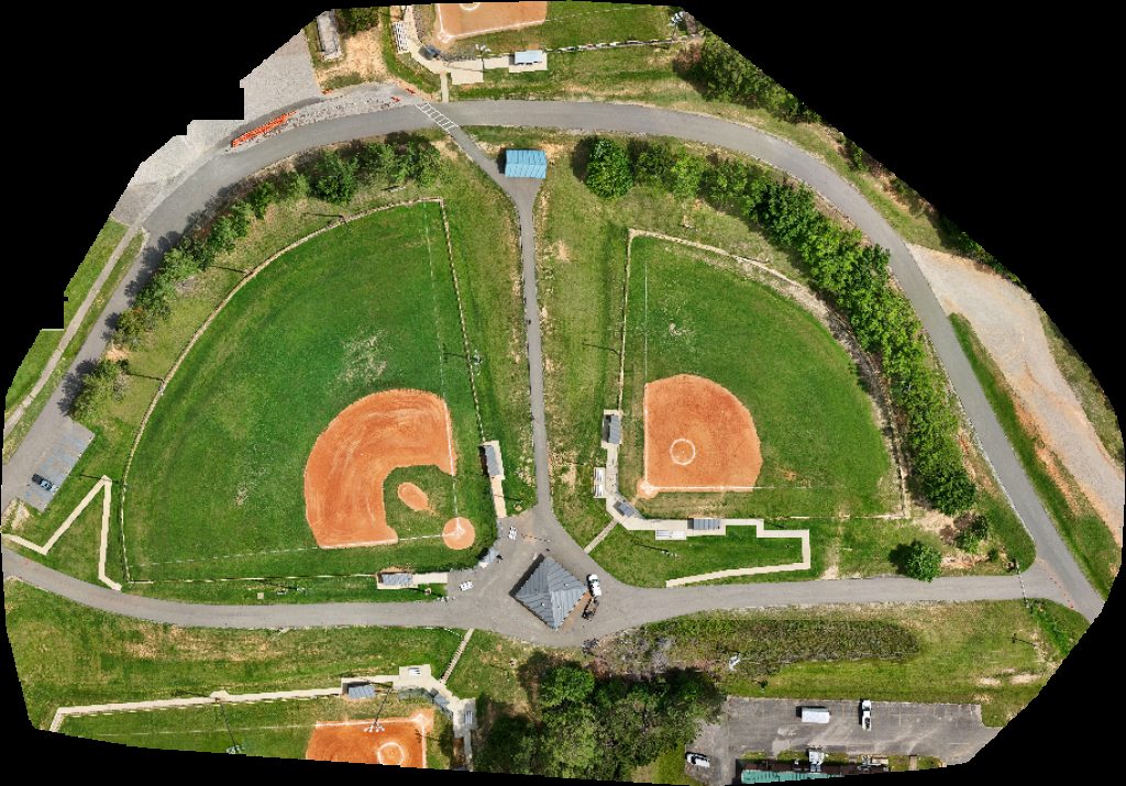 Drone map of Patriot Park National Guard Aerial drone map in Selmer, Tn, US