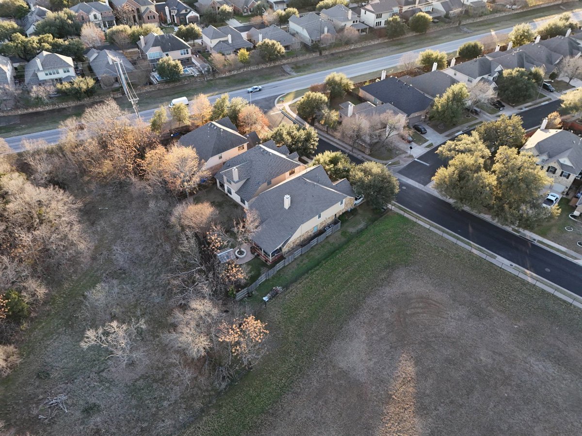 Drone 3d model of Buffington Signature Homes Habitat for Humanity Texas in Bridges of Bear Creek Aerial drone 3d model in Austin, Tx, US