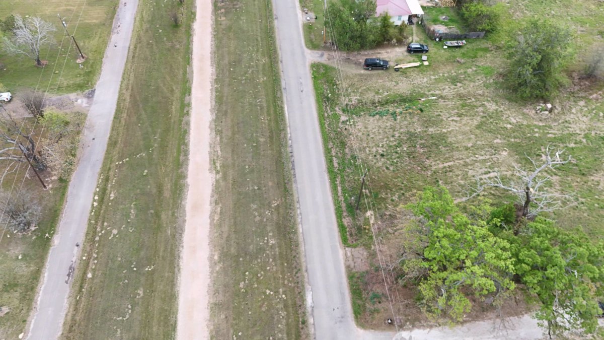 Drone 3d model of Missionary Baptist Church Methodist Aerial drone 3d model in Avery, Tx, US