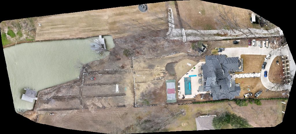 Drone map of 619 schooner White House Builders in heath golf Aerial drone map in Heath, Tx, US