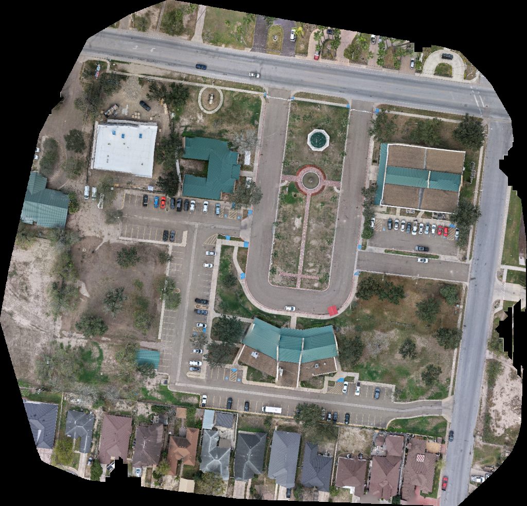 Drone map of Wic Clinic City Social Services Aerial drone map in Hidalgo, Tx, US