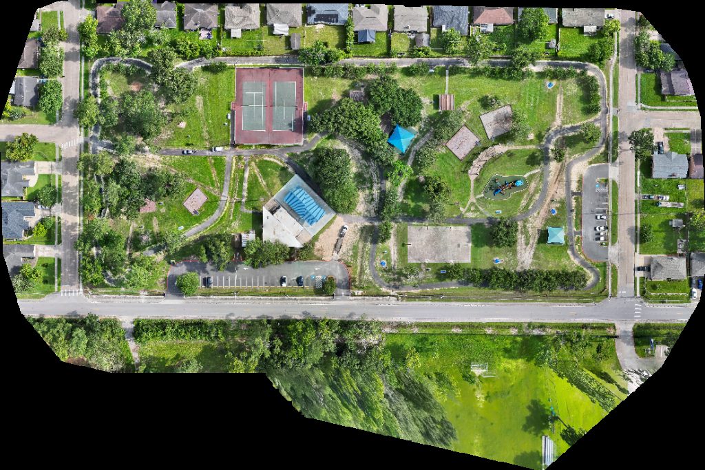 Thumbnail preview for Drone Map of Barbara Jordan Community Center Park in Houston, Texas, United States