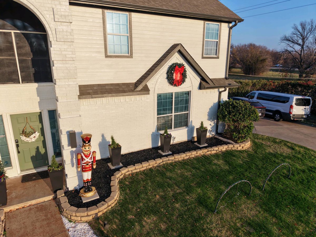 Drone 3d model of Marx A Lot striping TCI Nationwide Carriers in divine footcare center Aerial drone 3d model in Hurst, Tx, US