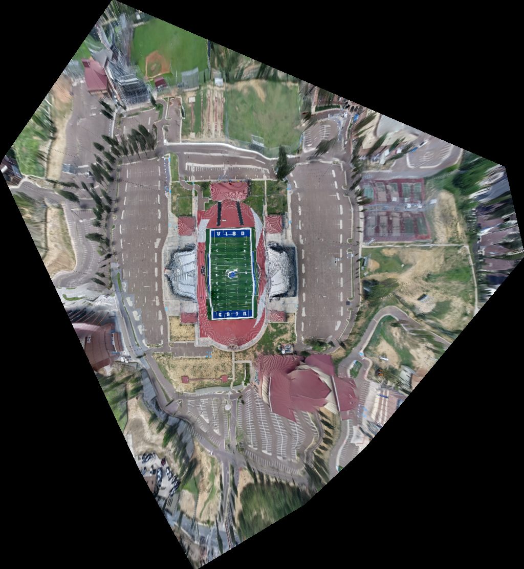 Drone map of Bill Johnson Student Activity Center Uisd in vista nueva park Aerial drone map in Laredo, Tx, US