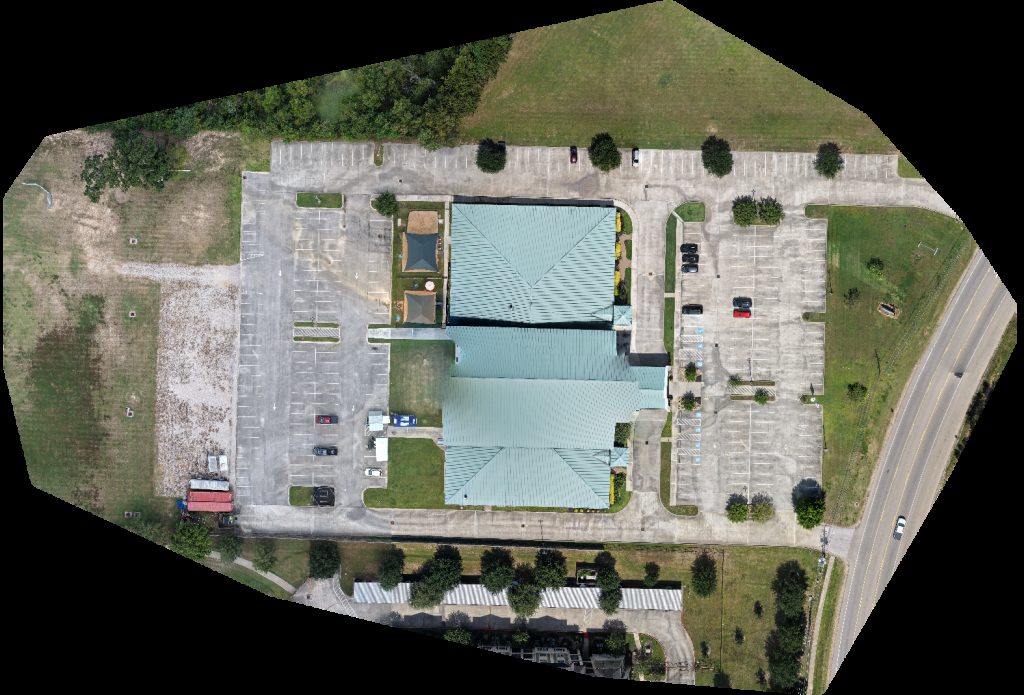 Drone map of Bible Church Trails Aerial drone map in Magnolia, Tx, US