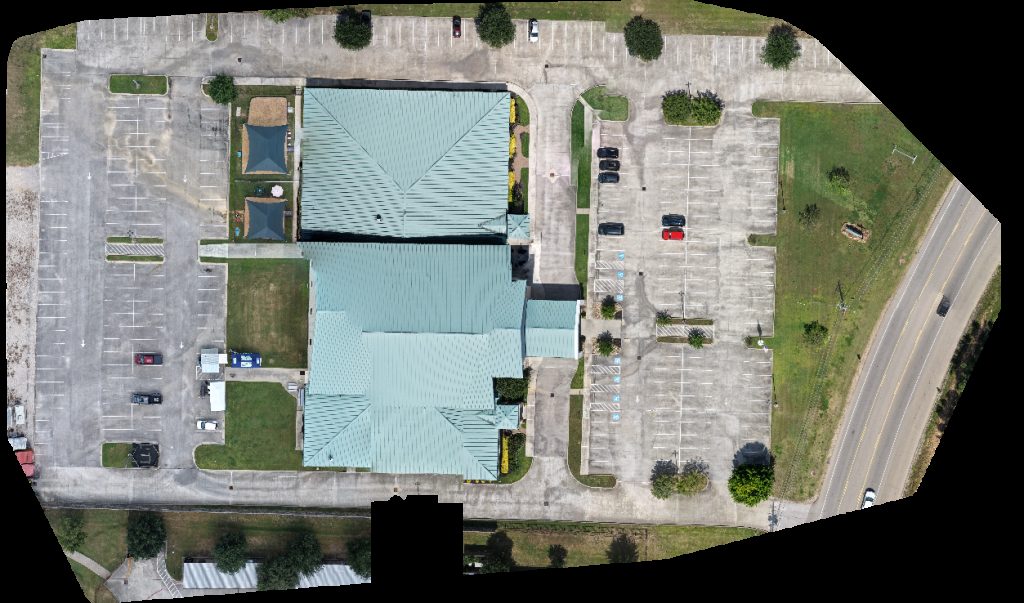 Drone map of Bible Church Trails Aerial drone map in Magnolia, Tx, US
