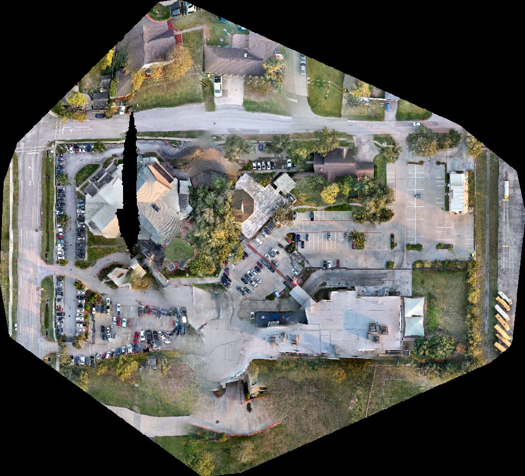Drone map of Saint Helen Catholic School AMSIF C St in st helen Aerial drone map in Pearland, Tx, US