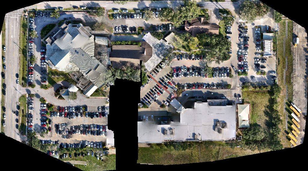 Drone map of Saint Helen Catholic School AMSIF C St in st helen Aerial drone map in Pearland, Tx, US