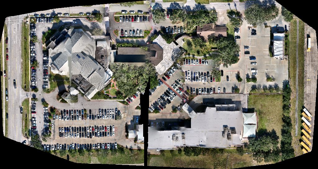 Drone map of Saint Helen Catholic School AMSIF C St in st helen Aerial drone map in Pearland, Tx, US