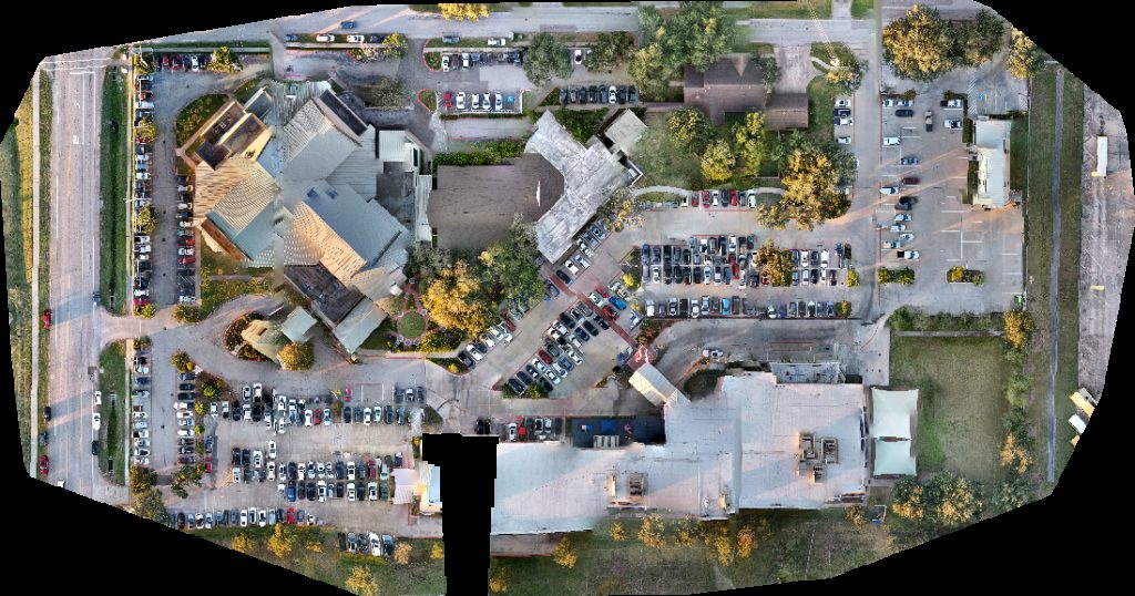 Drone map of Saint Helen Catholic School AMSIF C St in st helen Aerial drone map in Pearland, Tx, US
