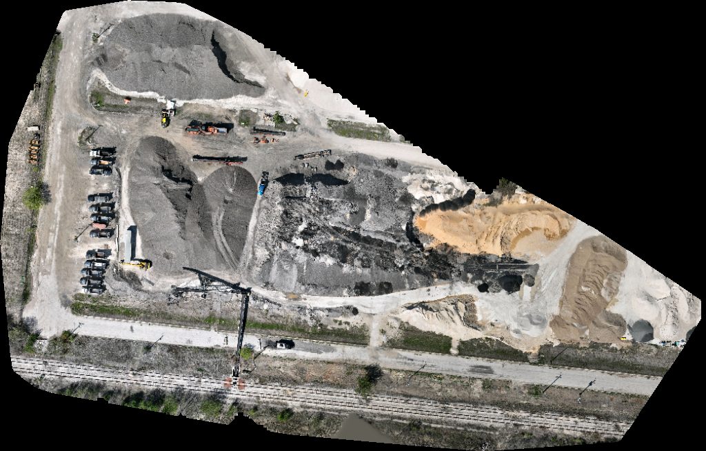 Drone map of Old Castle Materials South Apartments in Quintana Community Aerial drone map in San Antonio, Tx, US