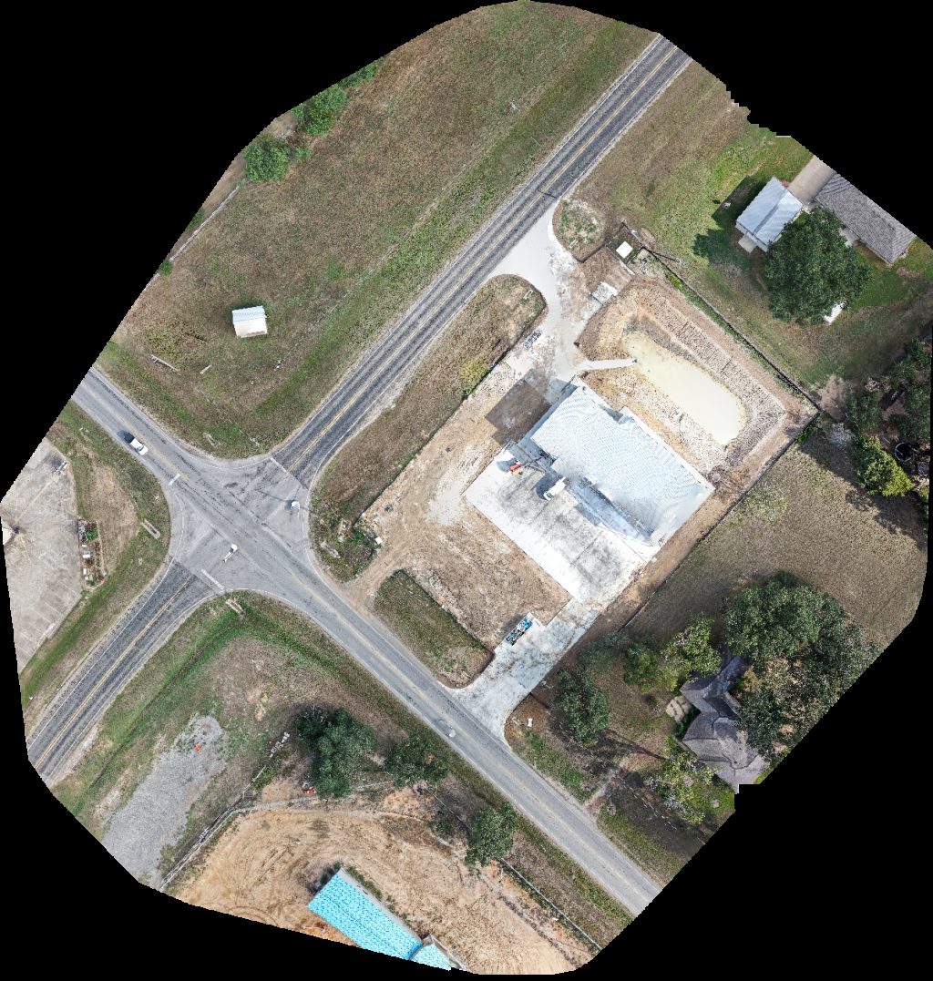 Drone map of Lifebridge Community Church Pregnancy Resource Center Aerial drone map in Sealy, Tx, US