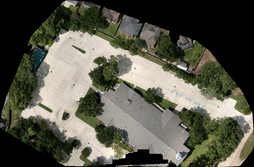 Thumbnail preview for Drone Map of Houston Texas North Fm Group Familysearch Center in Tomball, Texas, United States