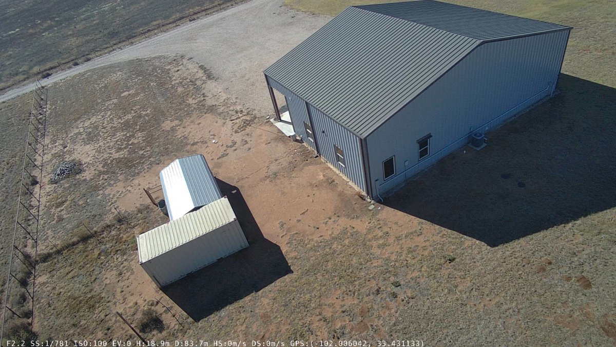 Drone 3d model of Heatwole Yard Services St Francis Mission Sisters in final descent Aerial drone 3d model in Wolfforth, Tx, US