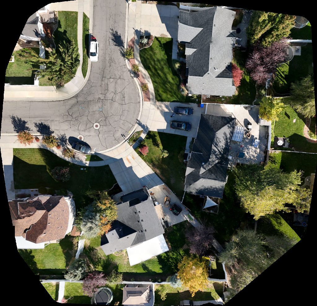 Drone map of Personal Touch Transportation Bloomin Blinds of Salt Lake Central UT in union park Aerial drone map in Midvale, Ut, US