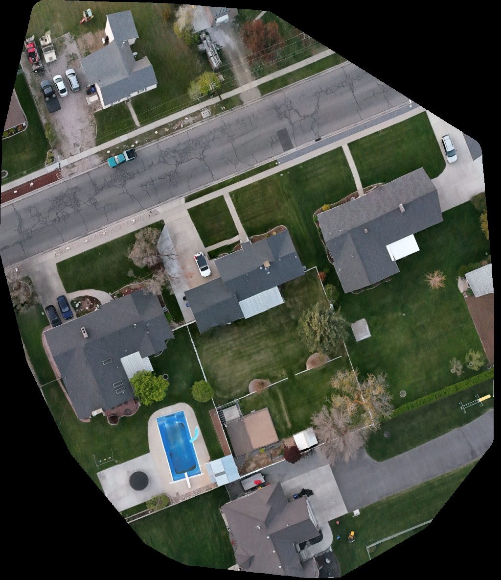 Drone map of My Hearing Centers Tamilee Beauty Aerial drone map in Morgan, Ut, US