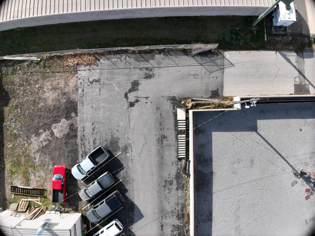 Drone 3d model of Rhino Linings Terry s Tops murder of crows tattoo Aerial drone 3d model in North Salt Lake, Ut, US