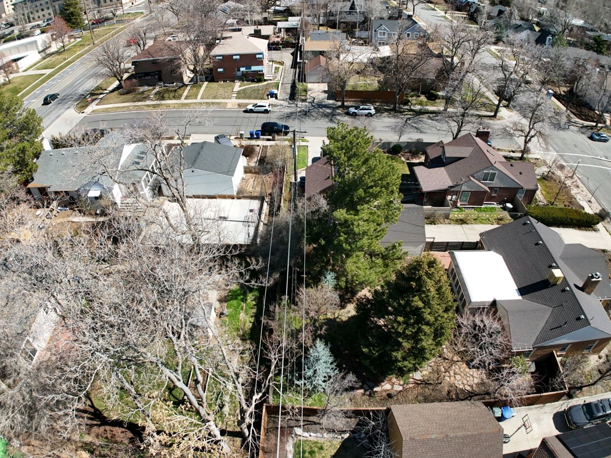 Drone 3d model of Tapis Tree LoopScreen in 1900 e Aerial drone 3d model in Salt Lake City, Ut, US