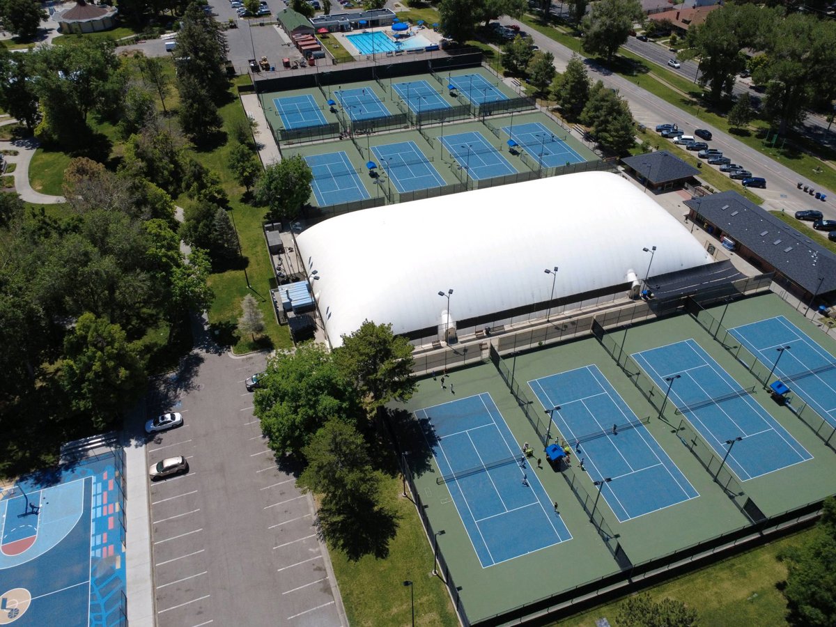 Drone 3d model of Tennis court 11 10 in Central City Aerial drone 3d model in Salt Lake City, Ut, US