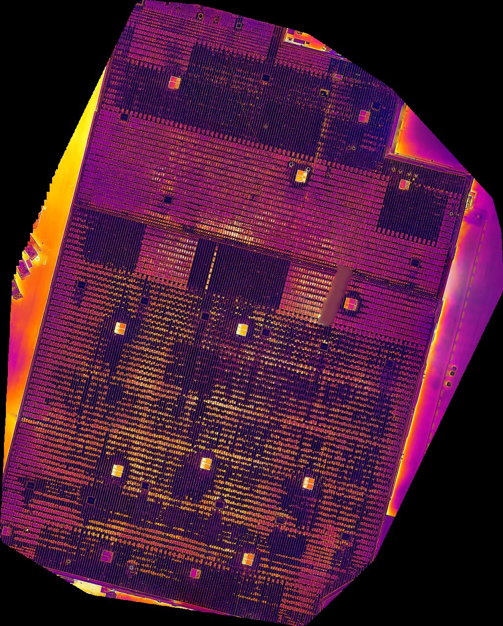 Drone map of Costco Wholesale Gas Station Aerial drone map in St. George, Ut, US