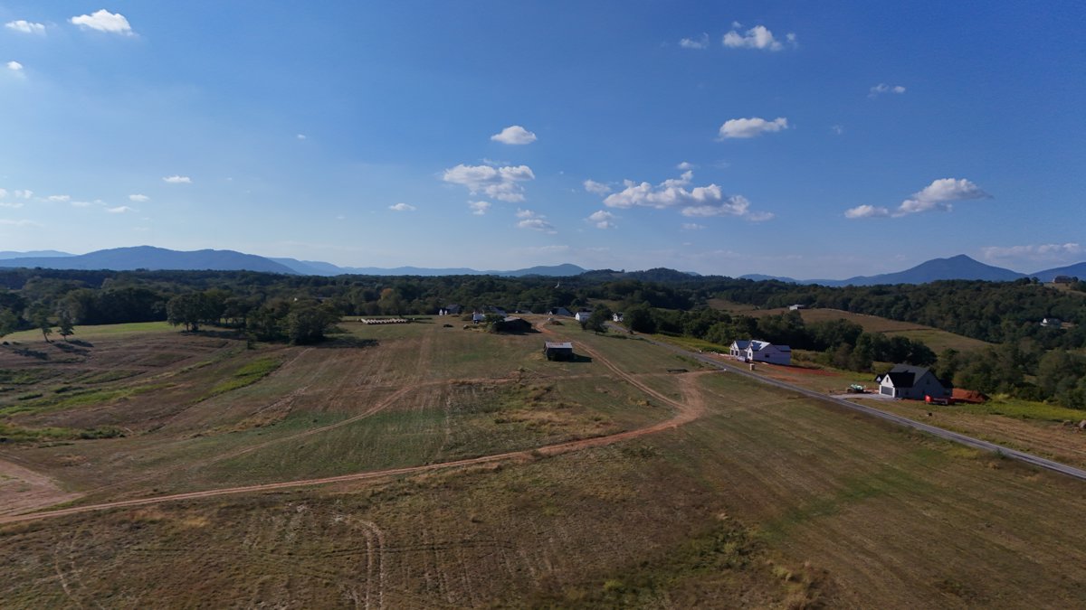 Drone 3d model of Johnston Cooling and Heating Twin J Ranch in christian church Aerial drone 3d model in Bedford, Va, US