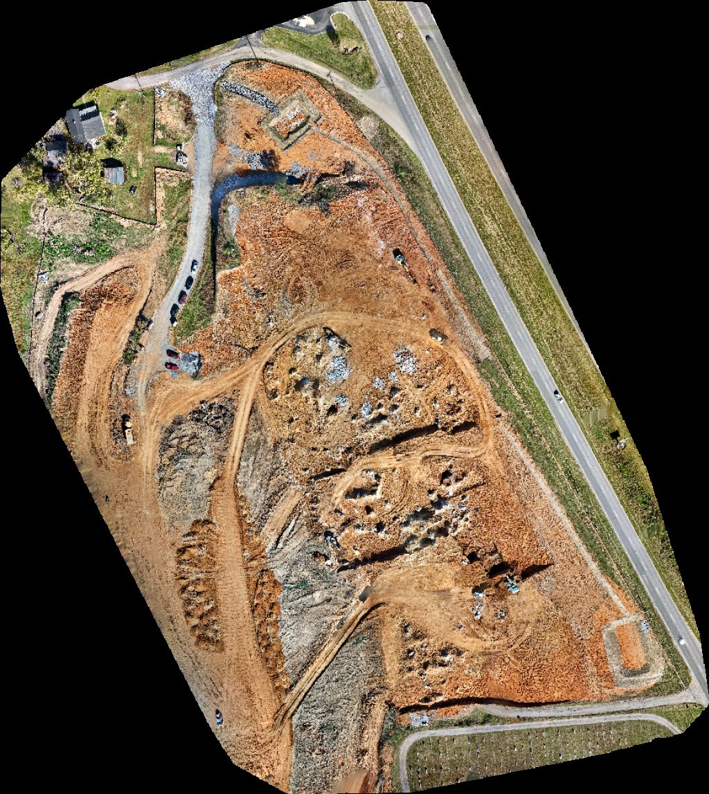 Drone map of Bryant Orchards Farm Market Freedom First Credit Union in all stars Aerial drone map in Daleville, Va, US