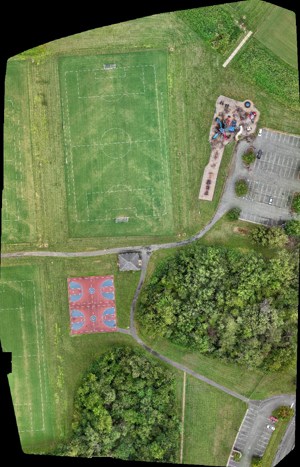 Thumbnail preview for Drone Map of Patriot Park Field 2 Playground in Fredericksburg, Virginia, United States