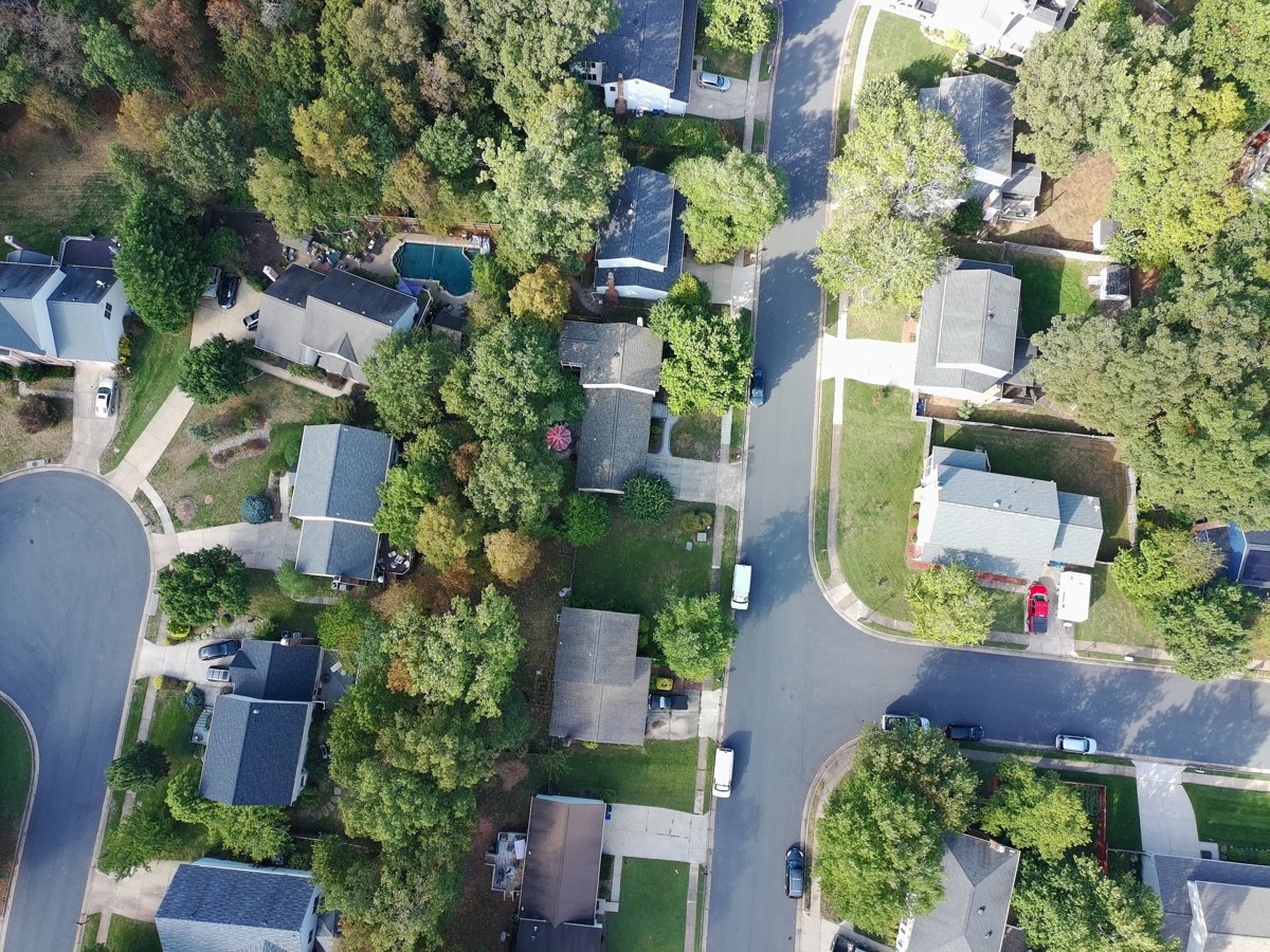 Drone 3d model of Jon Granlund REAL Broker LLC Alpha Omega Maids in dranesville rd at Aerial drone 3d model in Herndon, Va, US