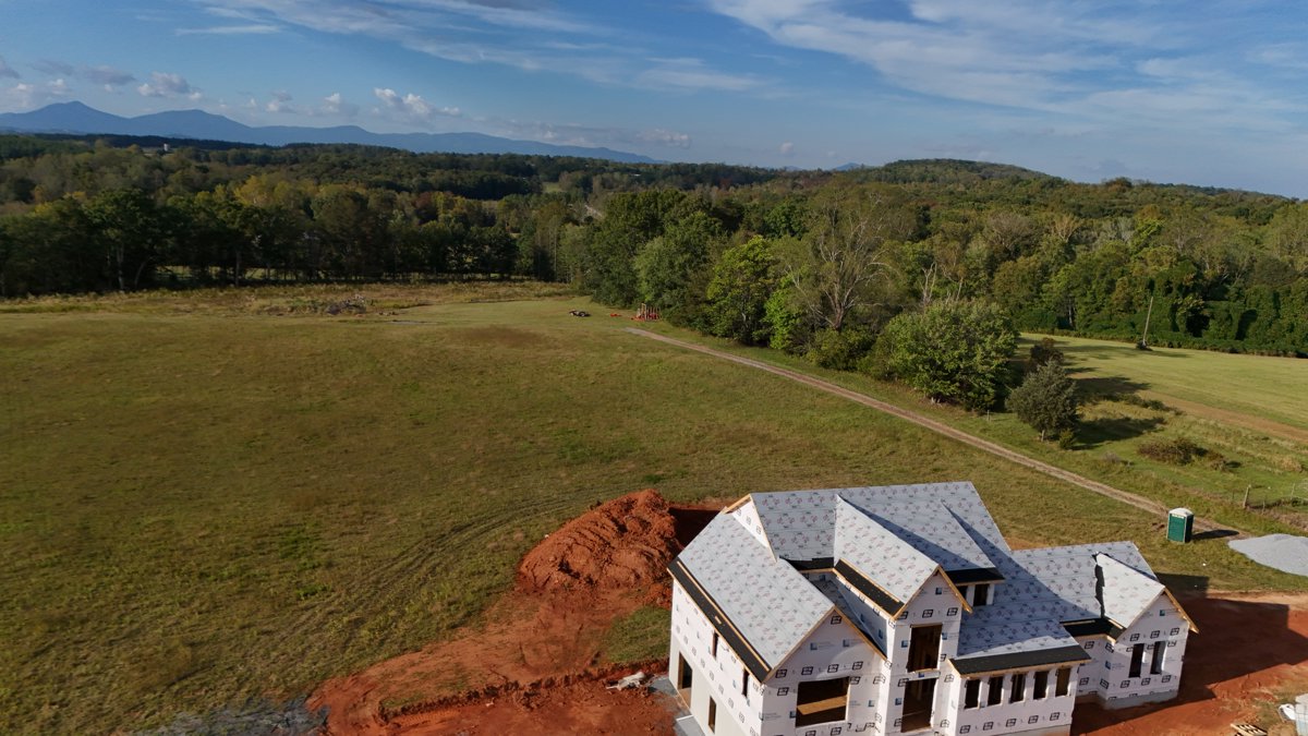 Drone 3d model of Gardner Pallets Inc Community Church in baptist church Aerial drone 3d model in Huddleston, Va, US