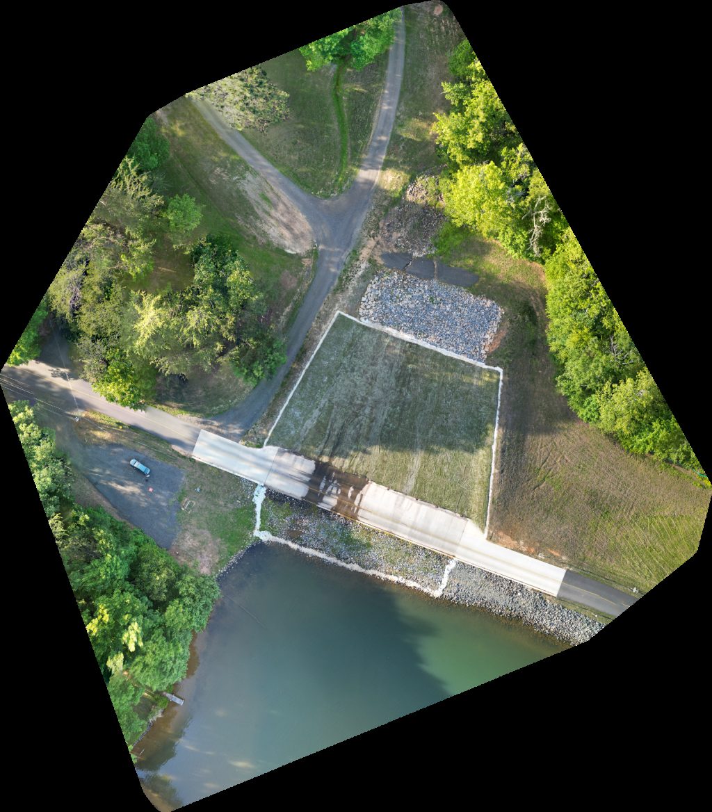 Drone map of Lake Land Or Campground Dog Park in lake land or Aerial drone map in Ruther Glen, Va, US
