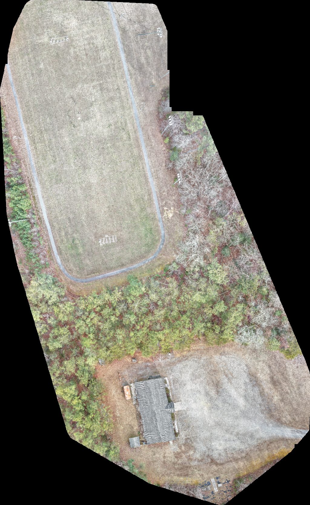 Drone map of Madison Ruritan Club Guzmán remodeling Aerial drone map in Ruther Glen, Va, US