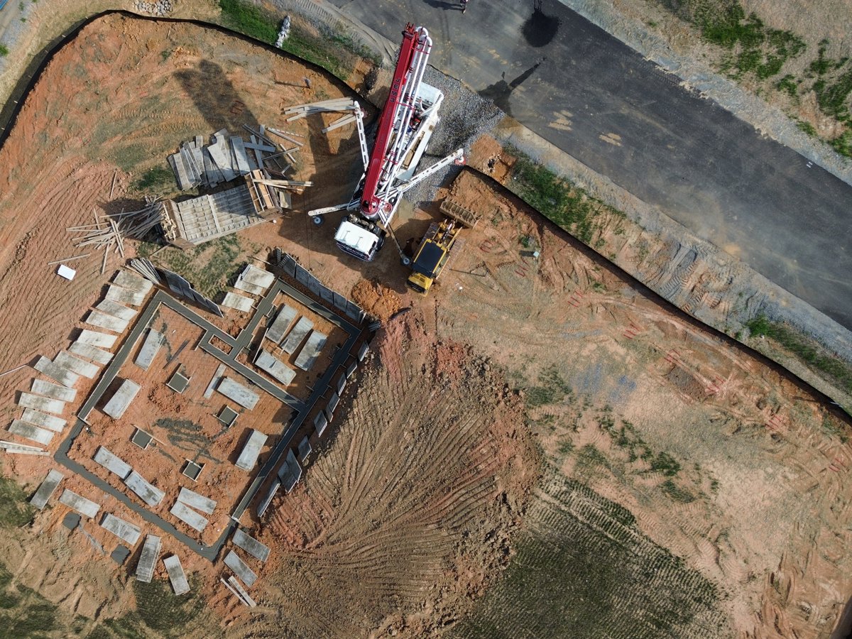 Thumbnail preview for 3D Drone Model of Ryan Homes At South Village Single Family Ladysmith By D R Horton in Ruther Glen, Virginia, United States
