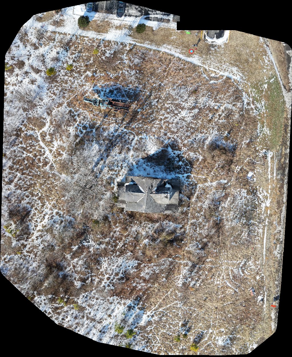 Drone map of Family Dollar Mark s Catfish in auto sales Aerial drone map in Spotsylvania Courthouse, Va, US