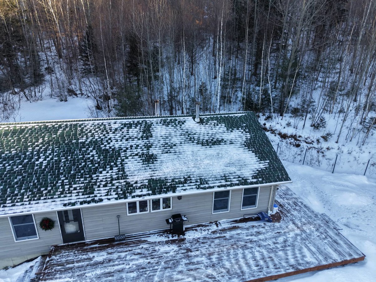 Drone 3d model of Birchmere Builders LLC little pond in monroe trail Aerial drone 3d model in Duxbury, Vt, US