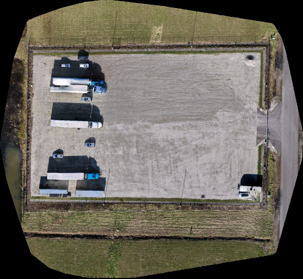Drone map of Partner U Haul Neighborhood Dealer in ultrasonics international Aerial drone map in Ferndale, Wa, US