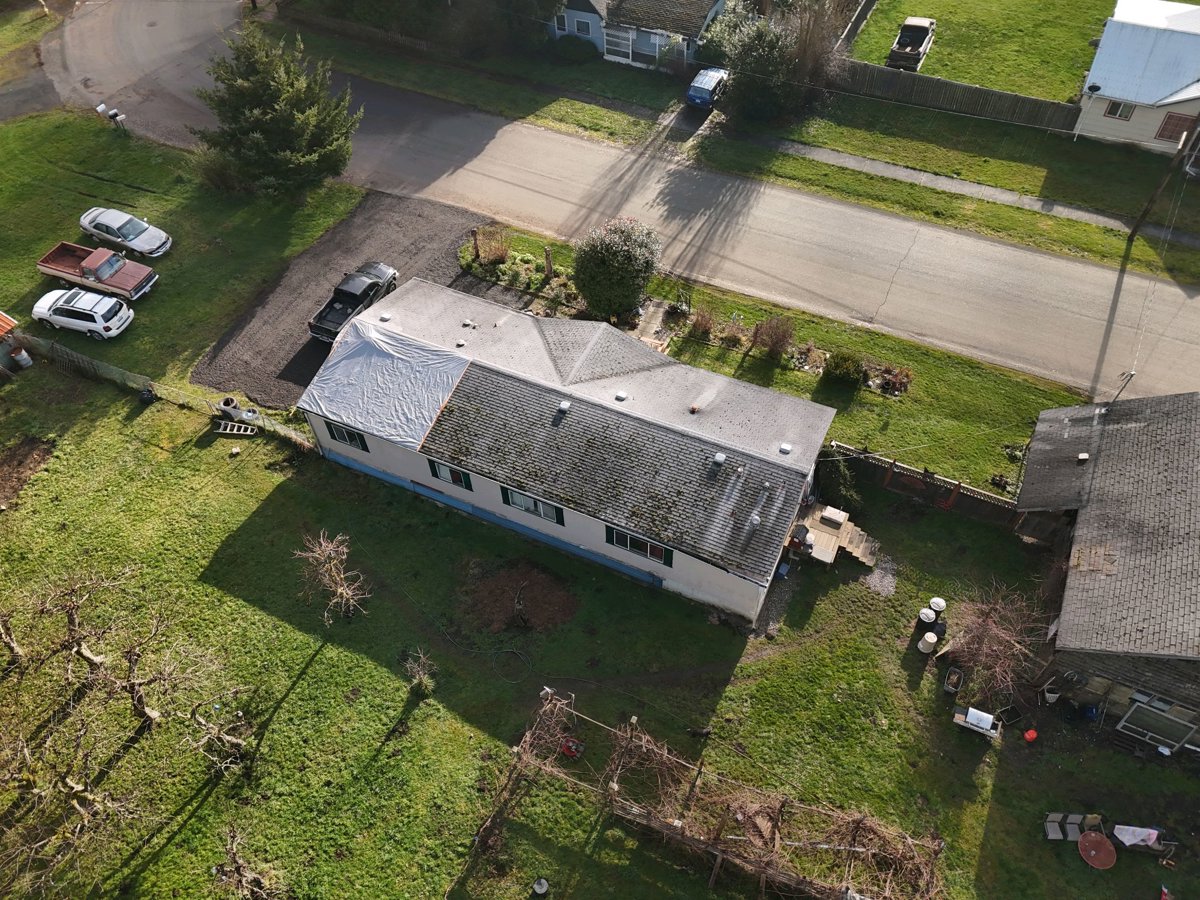 Drone 3d model of Willapa Hills State Park Trail Trailhead The Little Keller Creek Farm Stand Aerial drone 3d model in Pe Ell, Wa, US