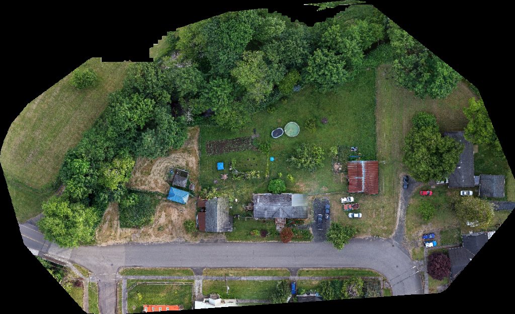 Drone map of Willapa Hills State Park Trail Trailhead The Little Keller Creek Farm Stand Aerial drone map in Pe Ell, Wa, US