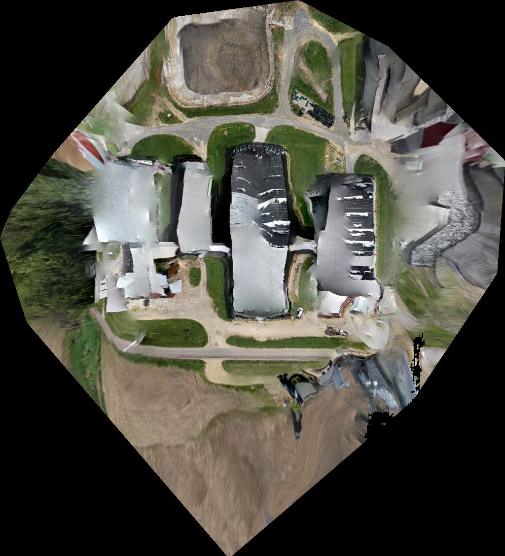 Drone map of Van Ryn Dairy Hale Cemetery in buena vista Aerial drone map in Osseo, Wi, US