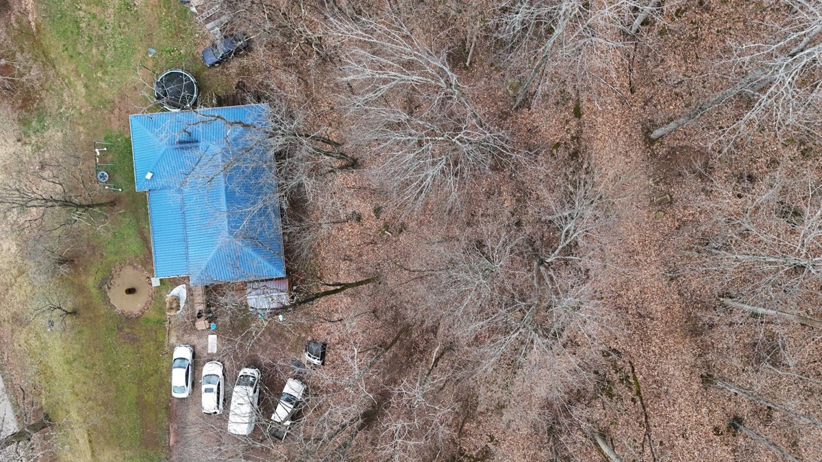 Drone 3d model of O Brion Christian Church A B Ranch in big otter Aerial drone 3d model in Duck, Wv, US