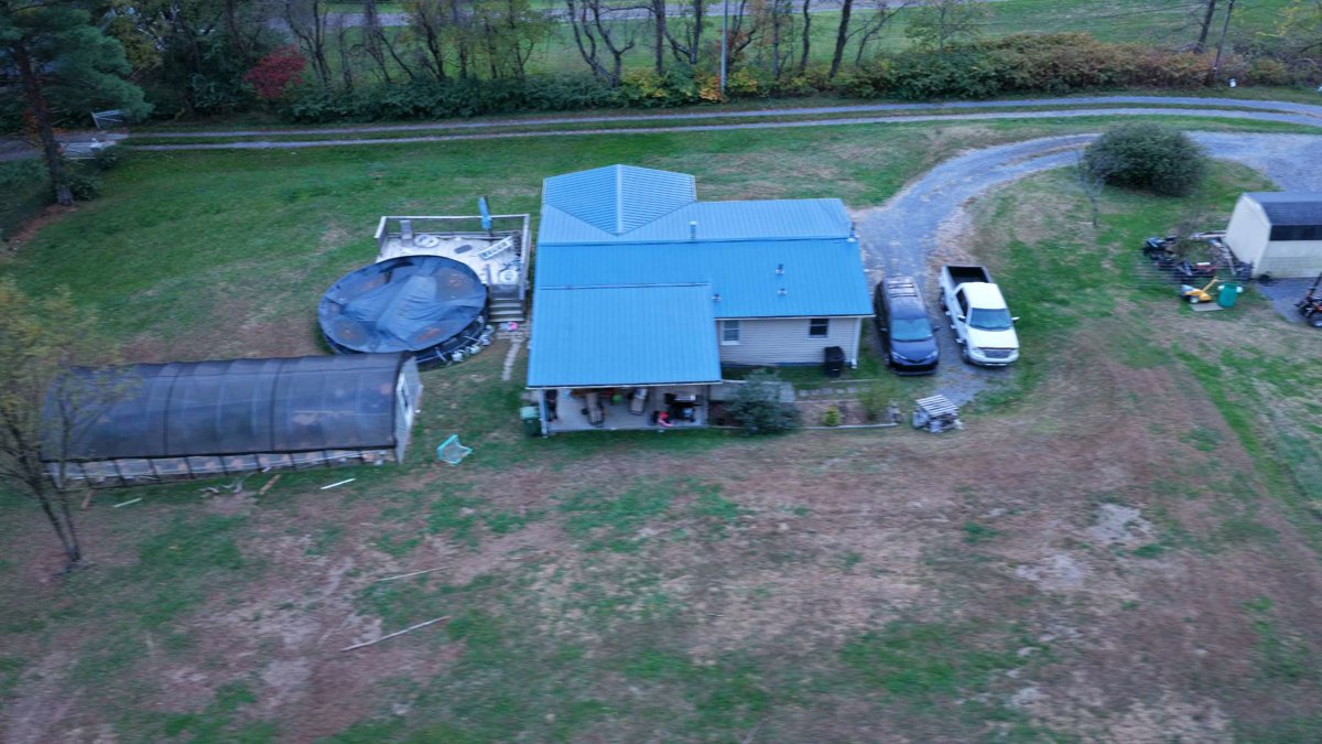 Drone 3d model of C Rad Contracting LLC Carline Hauling Excavation in river road Aerial drone 3d model in Morgantown, Wv, US