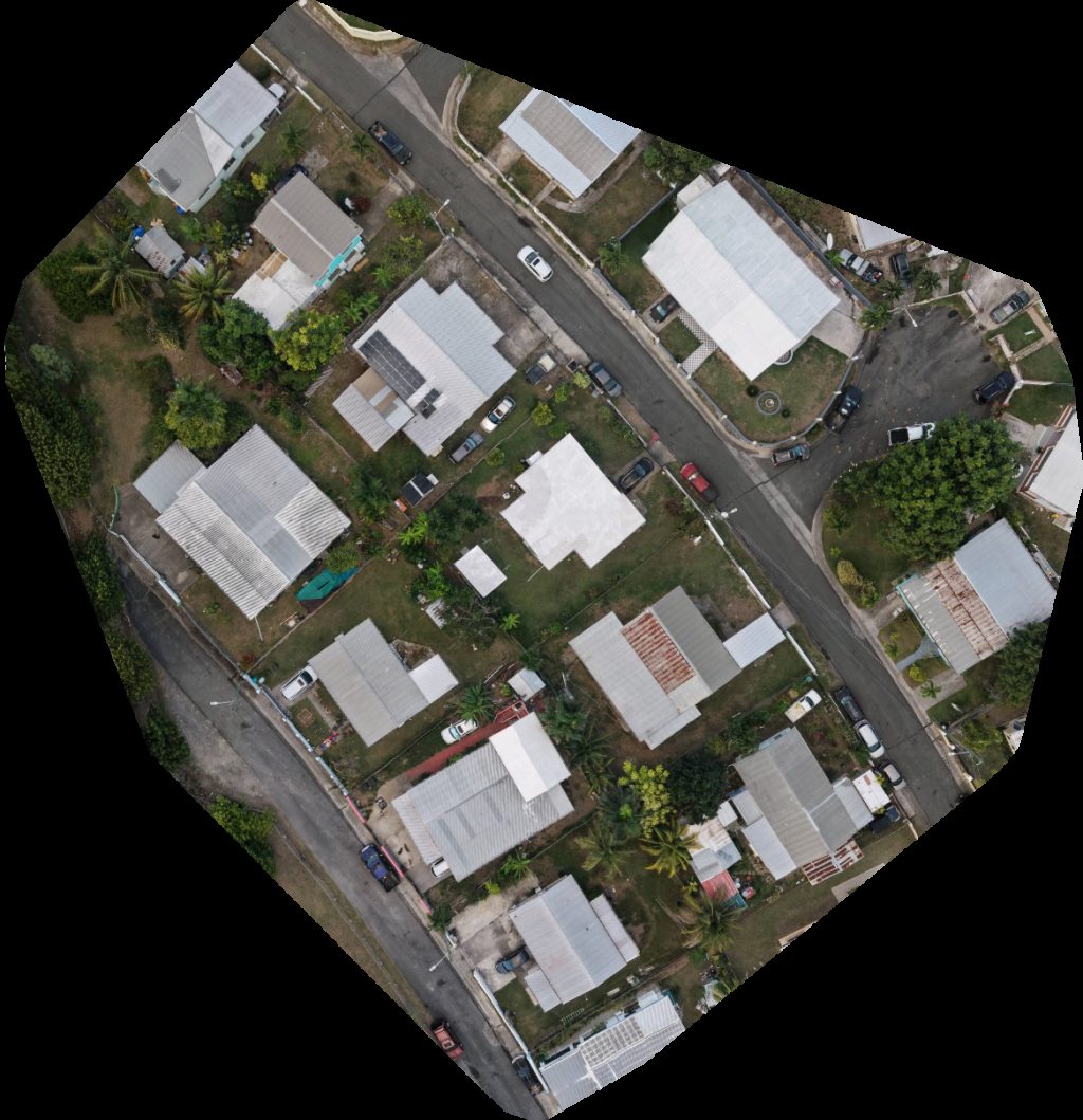 Drone map of Bling landscaping Bougie Eats Da World in Strawberry Hill Aerial drone map in Sion Farm, St Croix, VI