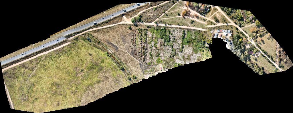 Drone map of Diepsloot Municipal Hall Northern Farm MTB in Nietgedacht 535-Jq Aerial drone map in City of Johannesburg Metropolitan Municipality, Gp, ZA