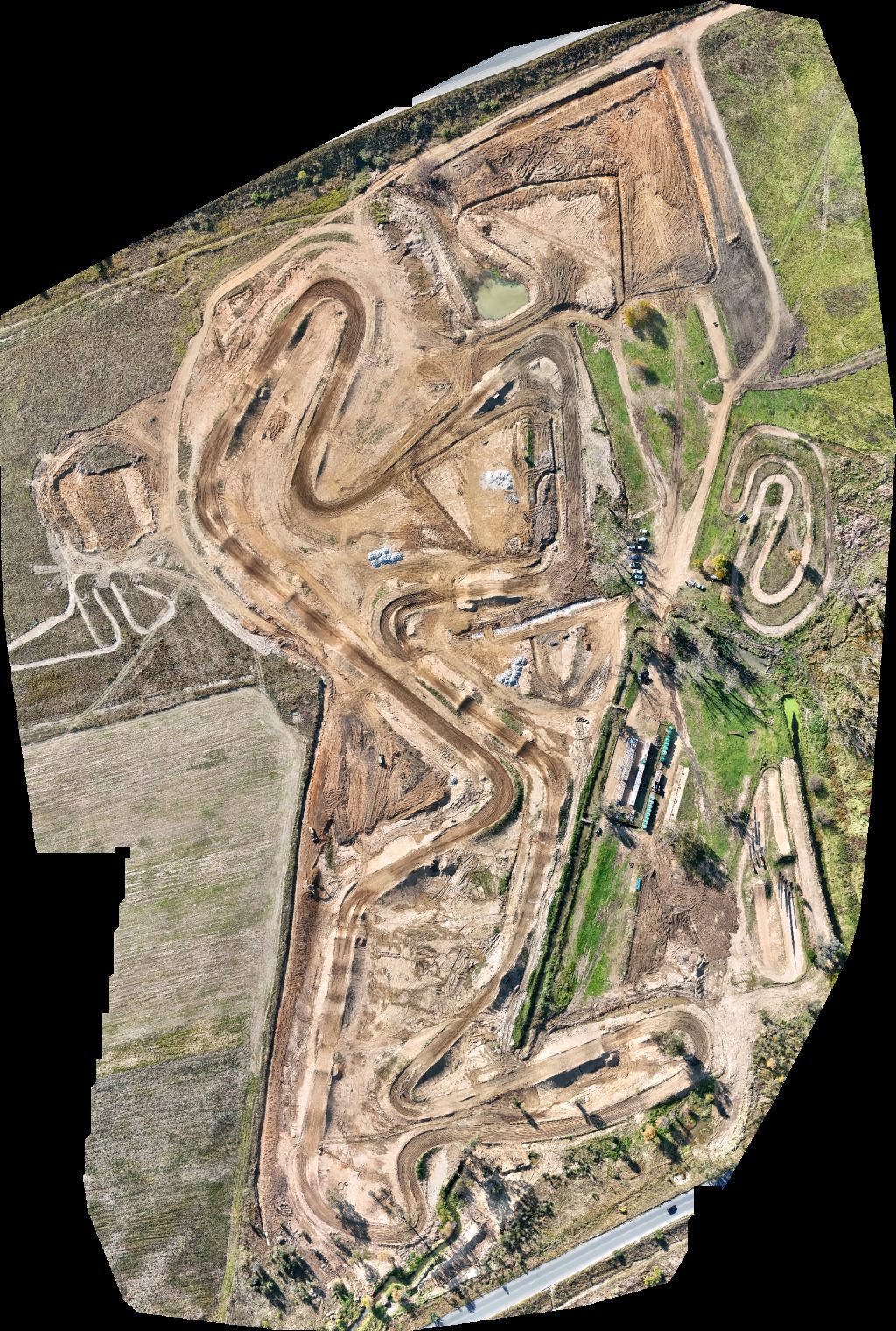 Drone map of Terra Topia Motocross Track New JOMAC Access Road in Nietgedacht 535-Jq Aerial drone map in Diepsloot, Gp, ZA