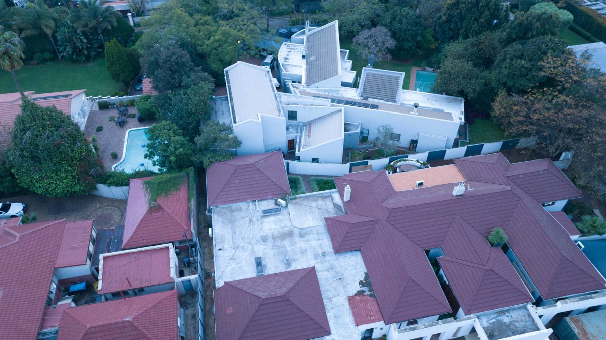 Drone 3d model of ZKP Azania Productions Pty Ltd in Forest Town Aerial drone 3d model in Johannesburg, Gp, ZA