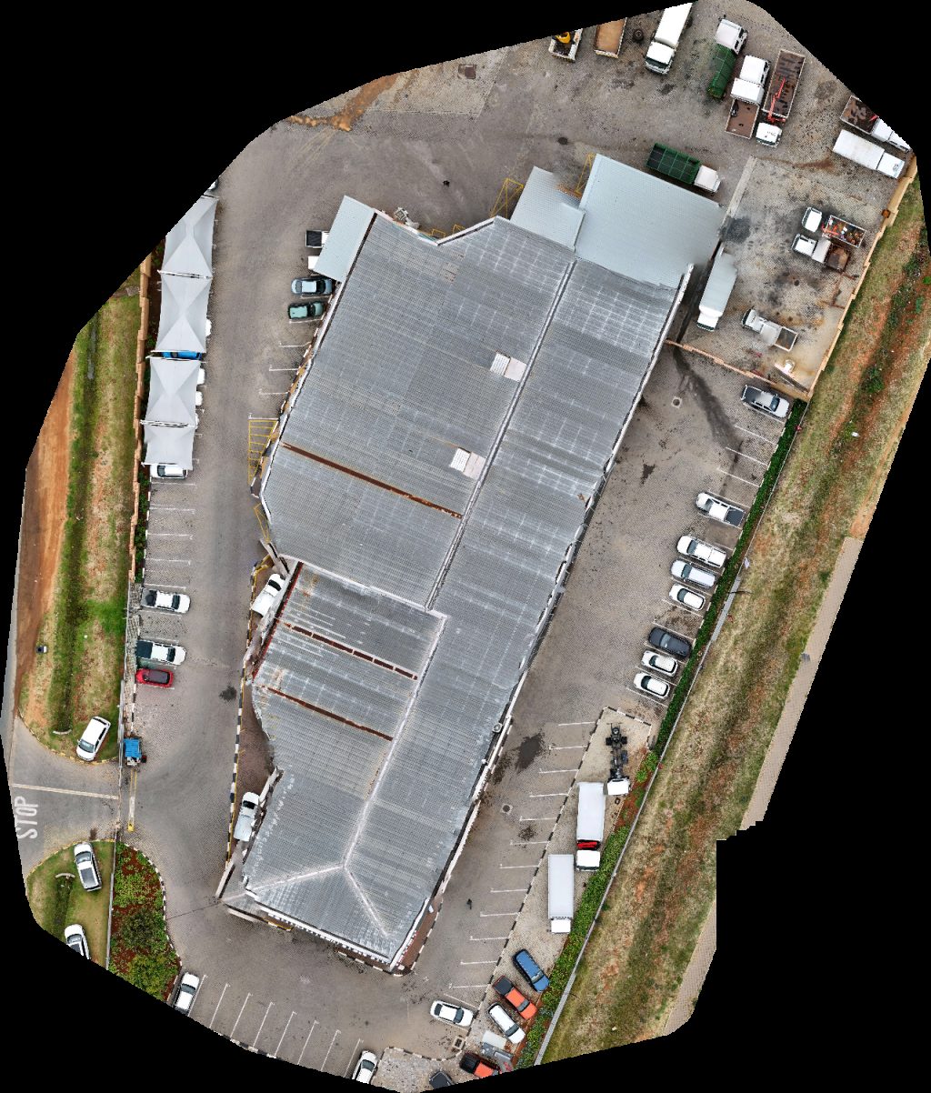 Drone map of Tommy Martin Eagle Canyon Isuzu Service in Honeydew Aerial drone map in Randburg, Gp, ZA