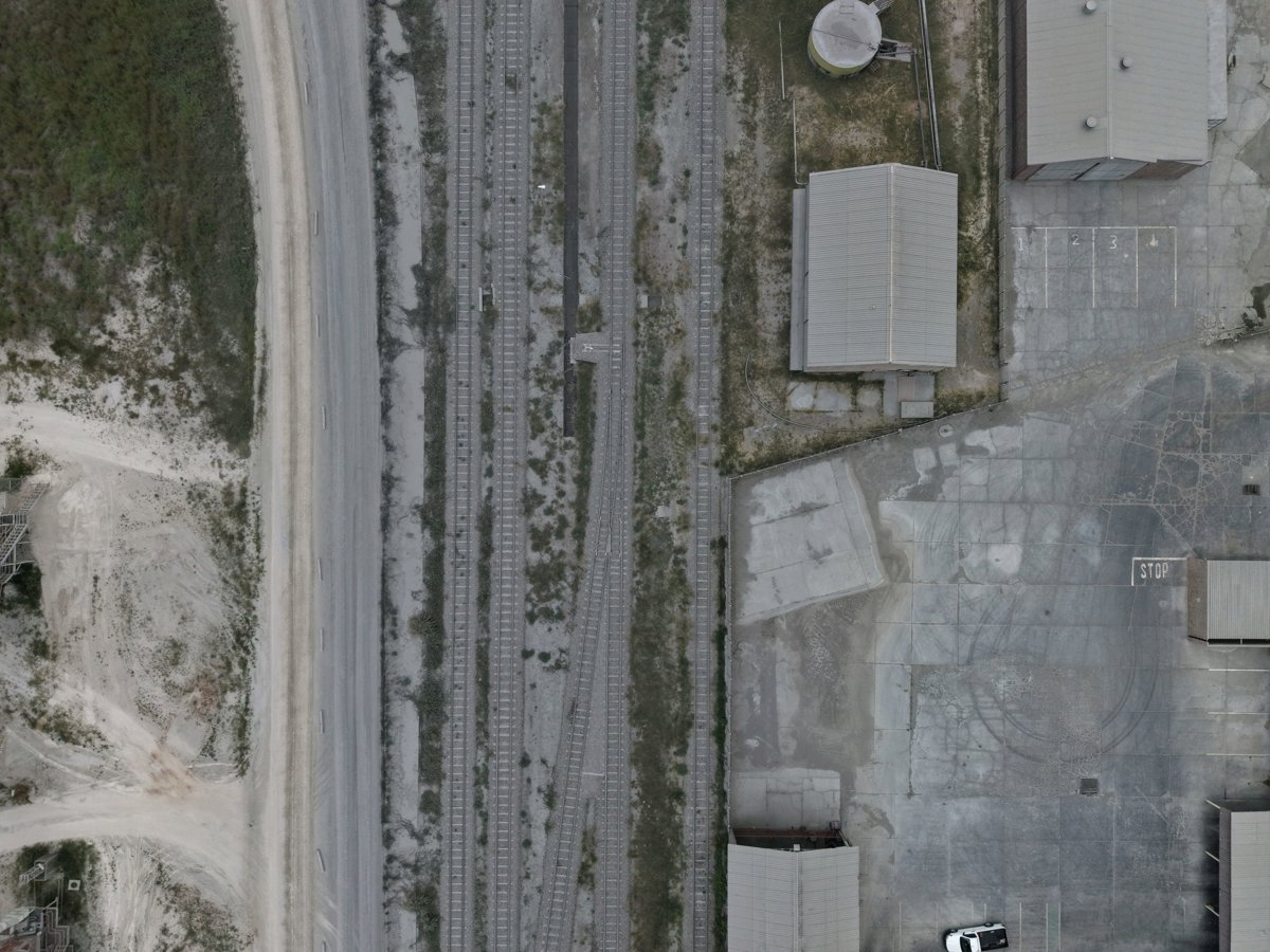 Drone map of AfriSam Dudfield cement Plant in primary school Aerial drone map in Ngaka Modiri Molema District Municipality, Nw, ZA